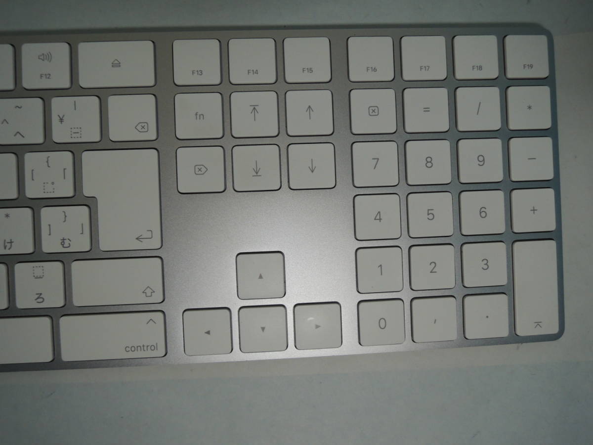 Apple Magic Keyboard(テンキー付)-日本語 Model:A1843 インターフェース:Bluetooth 付属品ありません（本体のみ) #4_Apple Magic Keyboard(テンキー付)-日本語
