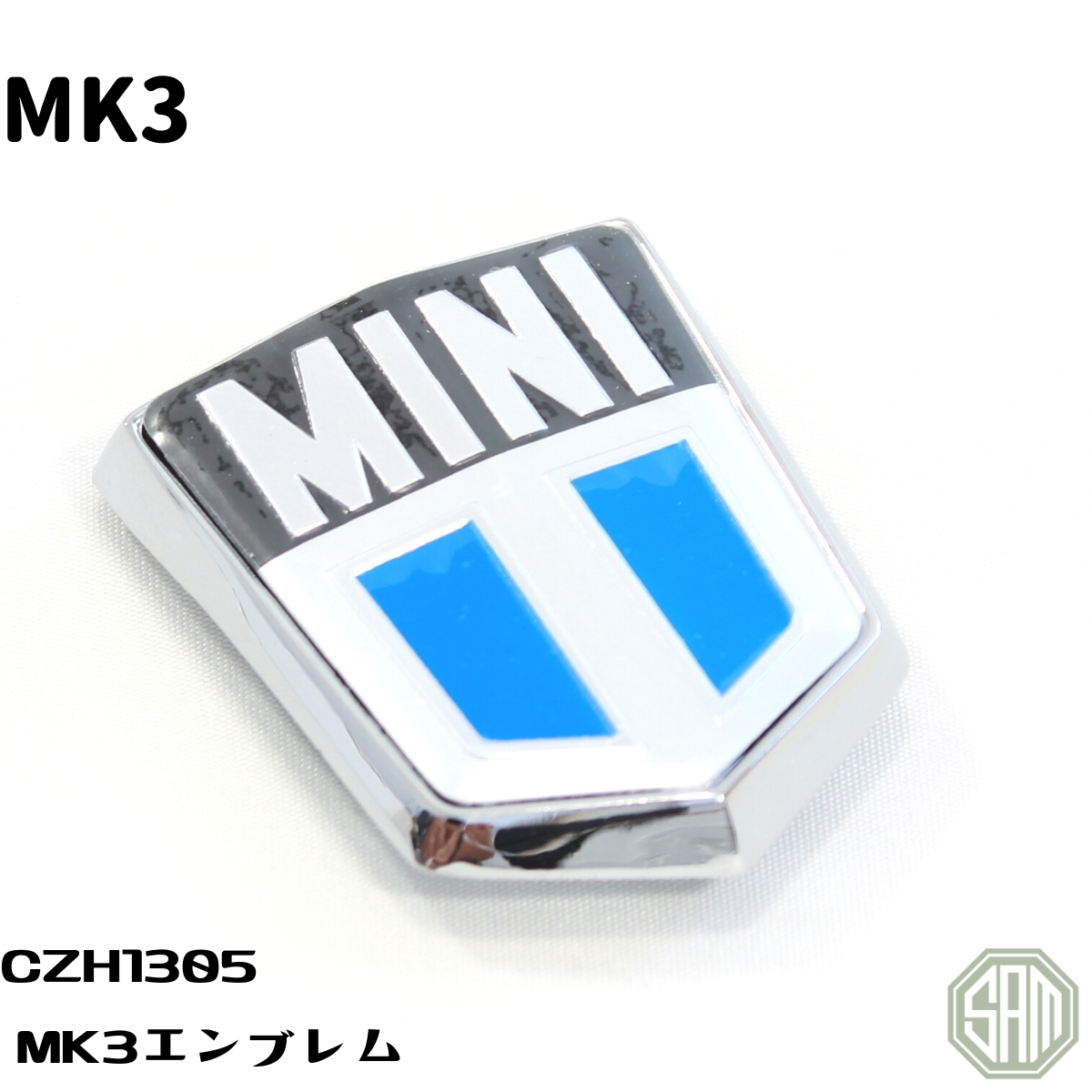 ローバーミニ エンブレム MINI ボンネットバッジ MK3 高級品 CZH1305_画像2