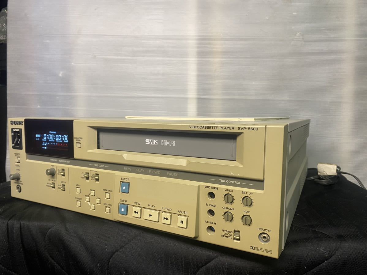 SONY SVP-5600 ビデオカセットプレーヤー　_画像1