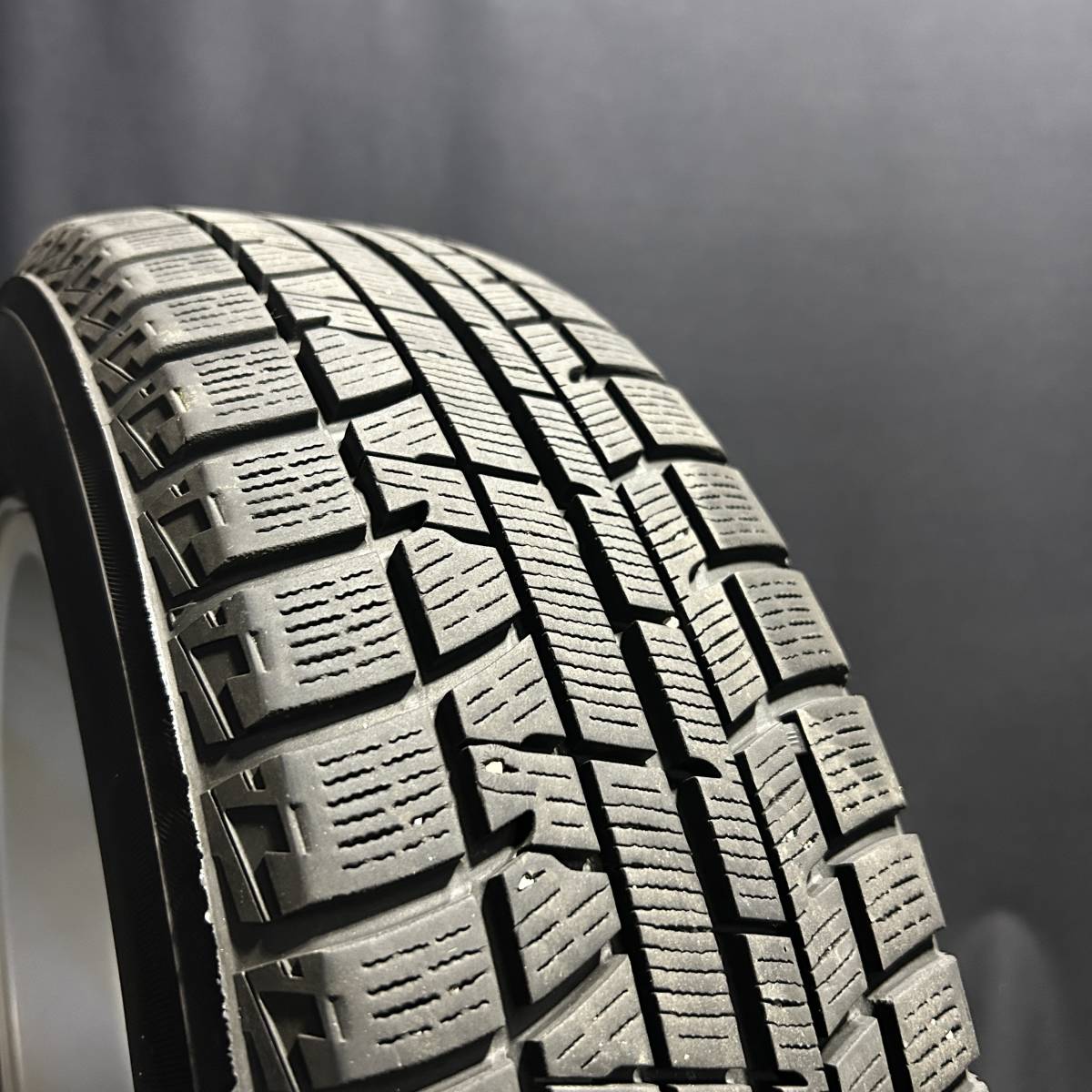 美品バリ山★ 175/65R15 ヨコハマ IG50+ スタッドレス 5.5J ＋42 4穴PCD100 ヤリス アクア ヴィッツ フィット デミオ カローラ ノート_画像8