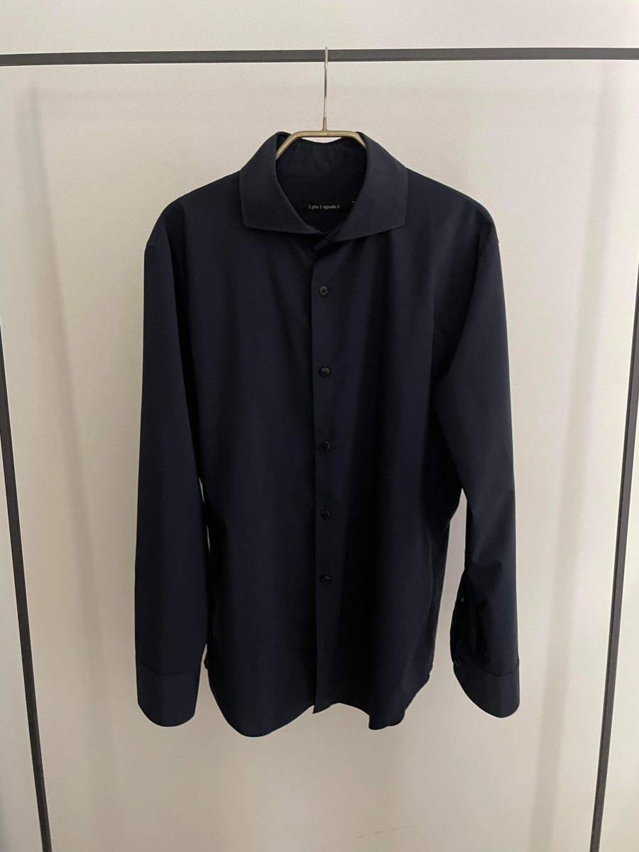 1PIU1UGUALE3 シャツ PLAIN SHIRTS 定価55,000円 wjk AKM アタッチメント