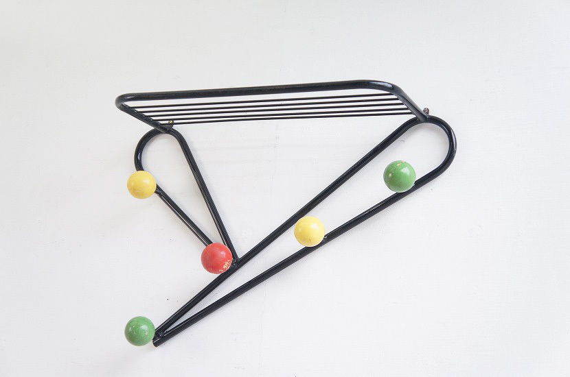  French Mid-century Vintage ROGER FERAUD wall is  truck / coat hanger / hat stand / hang ito all /eames