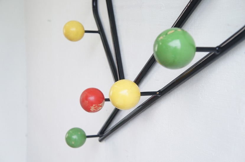  French Mid-century Vintage ROGER FERAUD wall is  truck / coat hanger / hat stand / hang ito all /eames
