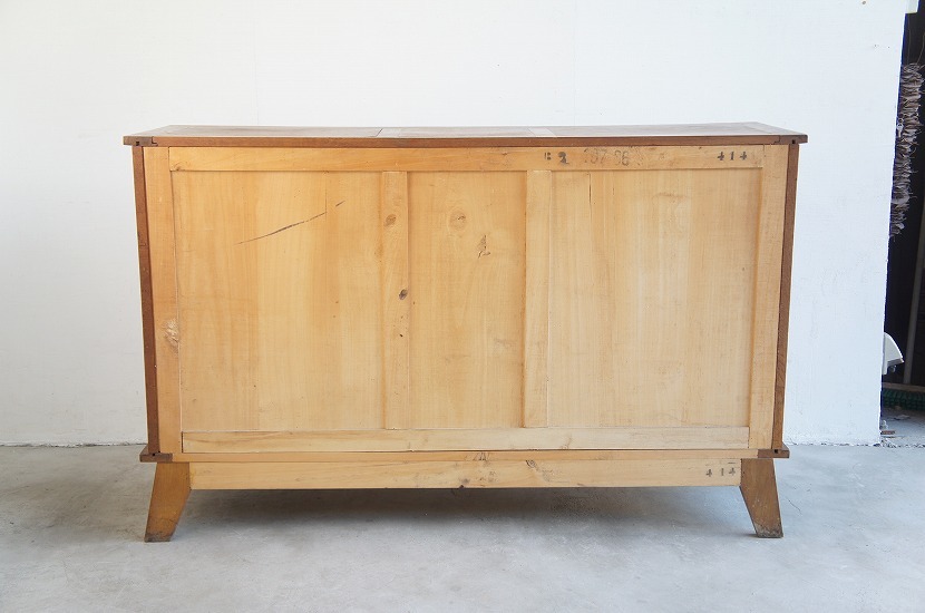  French Mid-century Rene ga yellowtail L Vintage sideboard /Rene Gabriel/ France /a-ru deco /ruko ruby je/ Jean nre/ oak 