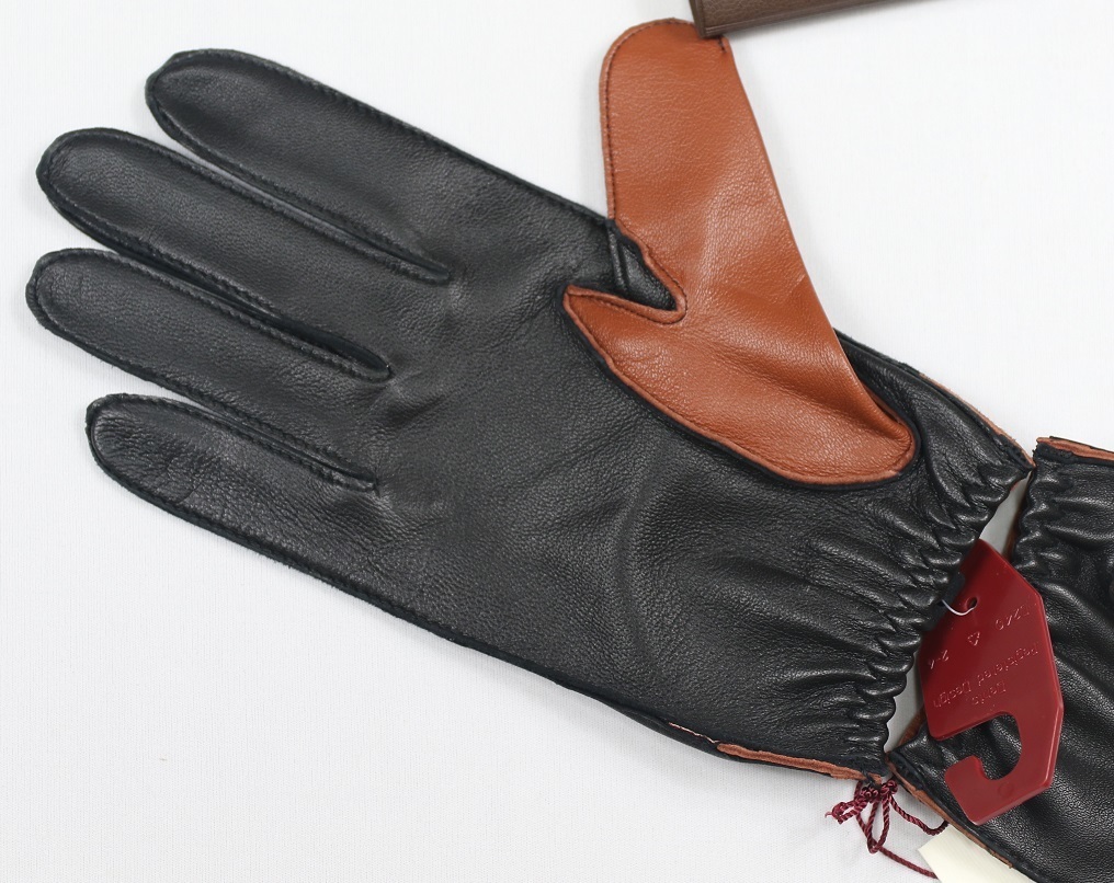  new goods tentsuDENTS driving gloves L size Black/High Tan