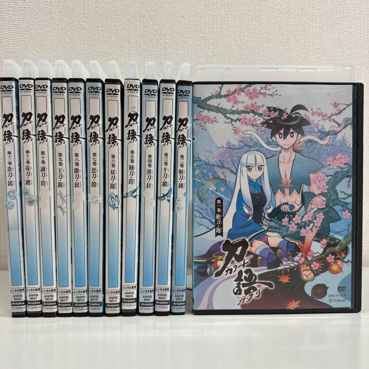 アニメ　刀語 　カタナガタリ　全12巻 【レンタル落ちDVD】_画像1