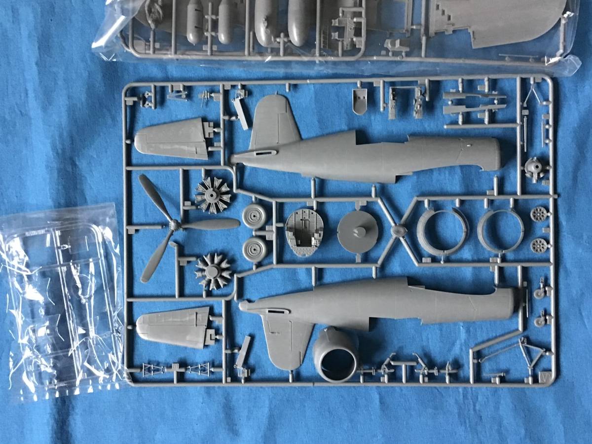 ◆◆送料350円～ 1/48 タミヤ ヴォート F4U-1/-2 コルセア バードケージ ジャンク_画像3