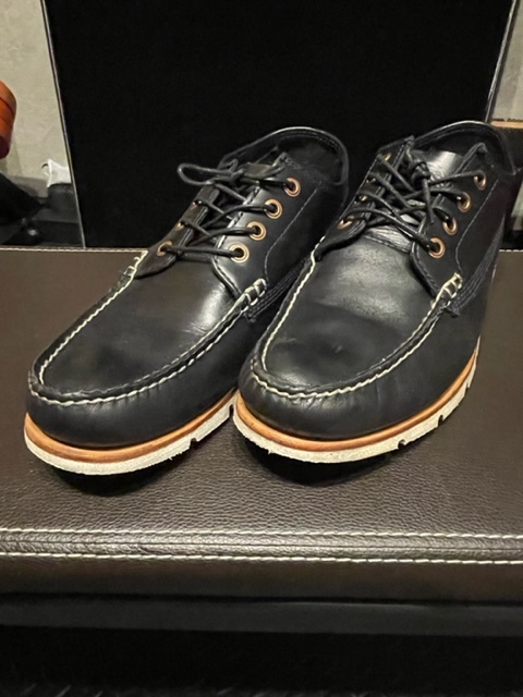 ★美品★ティンバーランド Timberland ★メンズ トレッキングシューズ★ TIDELANDS A1BHA★ NAVY★27.5CM★_画像4