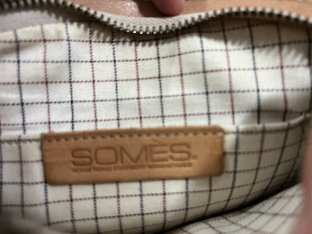 SOMES SADDLE　ソメスサドル　ショルダーバッグ　ヌメ革_画像5