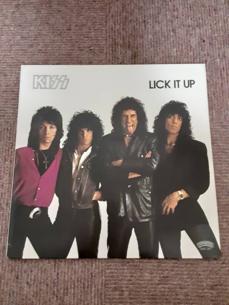 KISS キッス　LP レコード　LICK IT UP　No.①_画像1