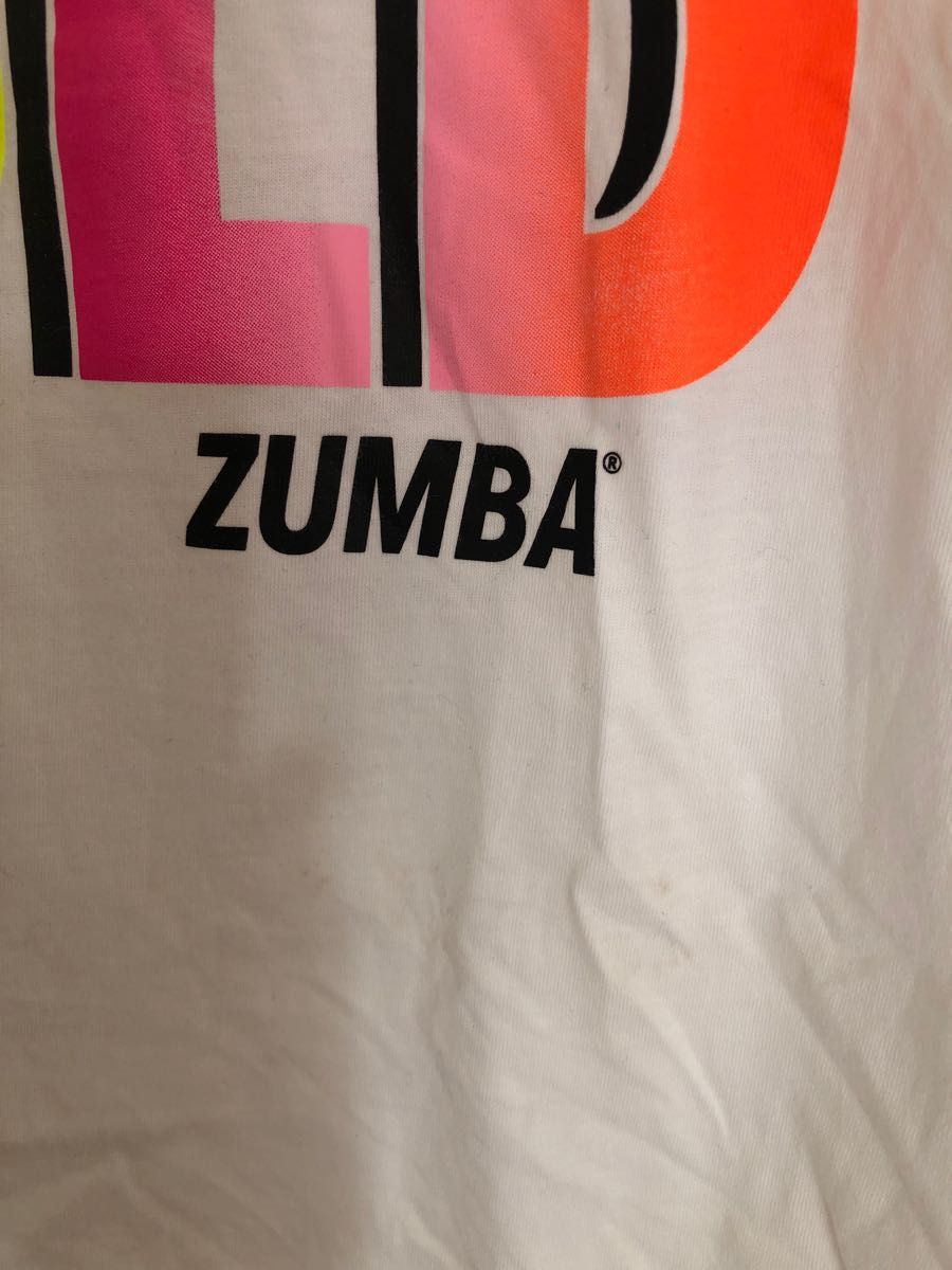 ZUMBAズンバ　リメイクTシャツ　XSサイズ　used です