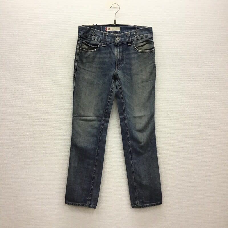 【EK032】Levi's 511 W31 L32 色落ち加工 シンチバック ジーンズ ジーパン デニムパンツ メンズブランド古着 リーバイス511 送料無料_画像2