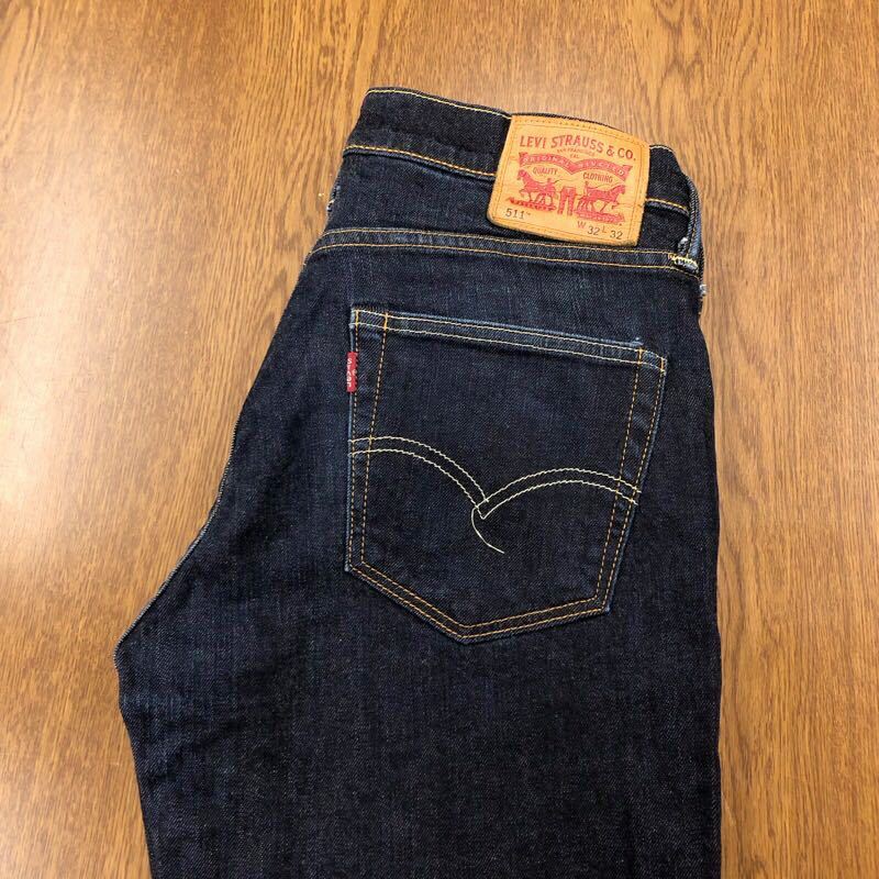 【EK219】Levi's 511 W32 L32 ジーンズ ジーパン デニムパンツ ストレッチ生地 メンズブランド古着 リーバイス511 送料無料_画像1