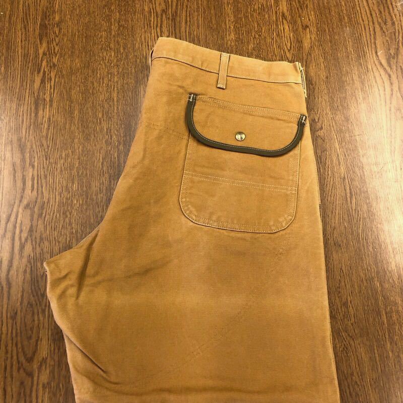 【EK265】Carhartt W46 L30 大きいサイズ ビッグサイズ ダブルニー ワークパンツ ベージュ×カーキ ブランド古着 カーハート 送料無料