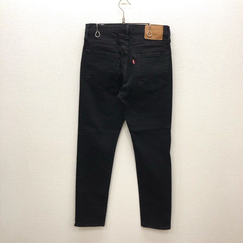 【EK305】Levi's 512 W30 L30 カラーパンツ ブラック 黒色 ストレッチ生地 メンズブランド古着 リーバイス512 送料無料_画像3