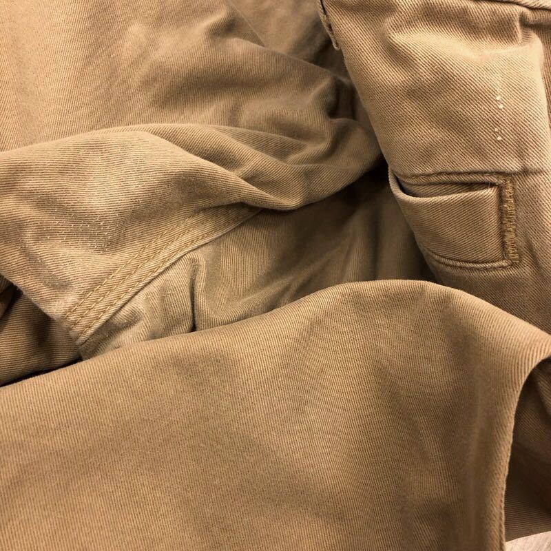 EK339】Carhartt W33 L32 ワークパンツ ベージュ メンズブランド古着