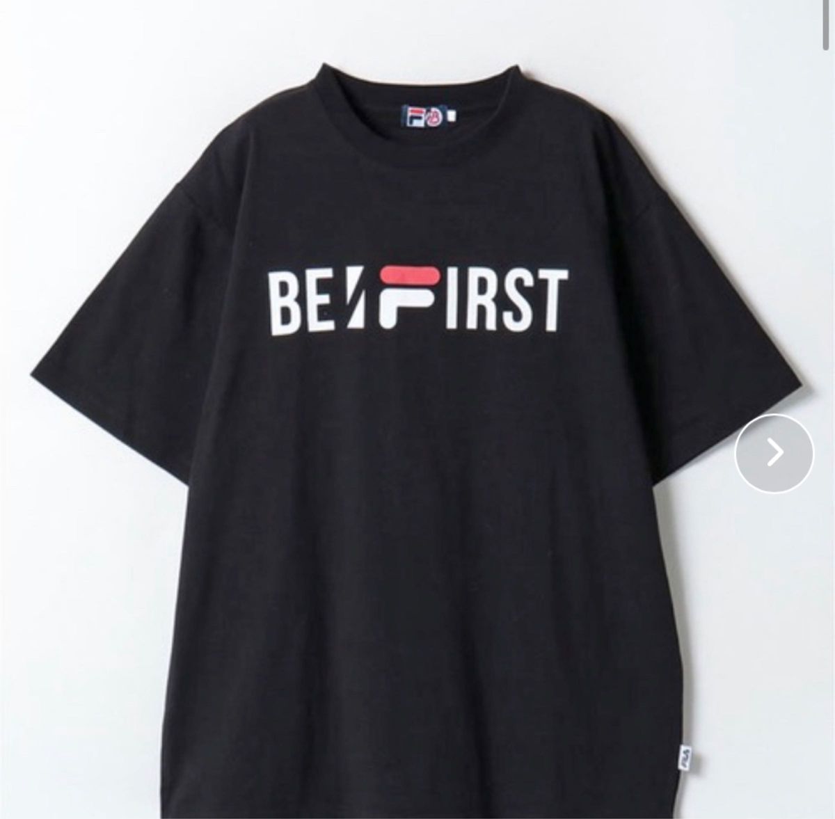 FILA×BE:FIRST フィラ ビーファスト Tシャツ FB0781 半袖Tシャツ コラボ SS23 ビッグロゴ 丸首 