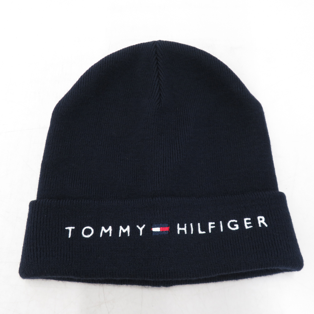 TOMMY HILFIGER GOLF トミー ヒルフィガーゴルフ ニット帽 ネイビー系 57 フリー [240101057597] ゴルフウェア_画像5