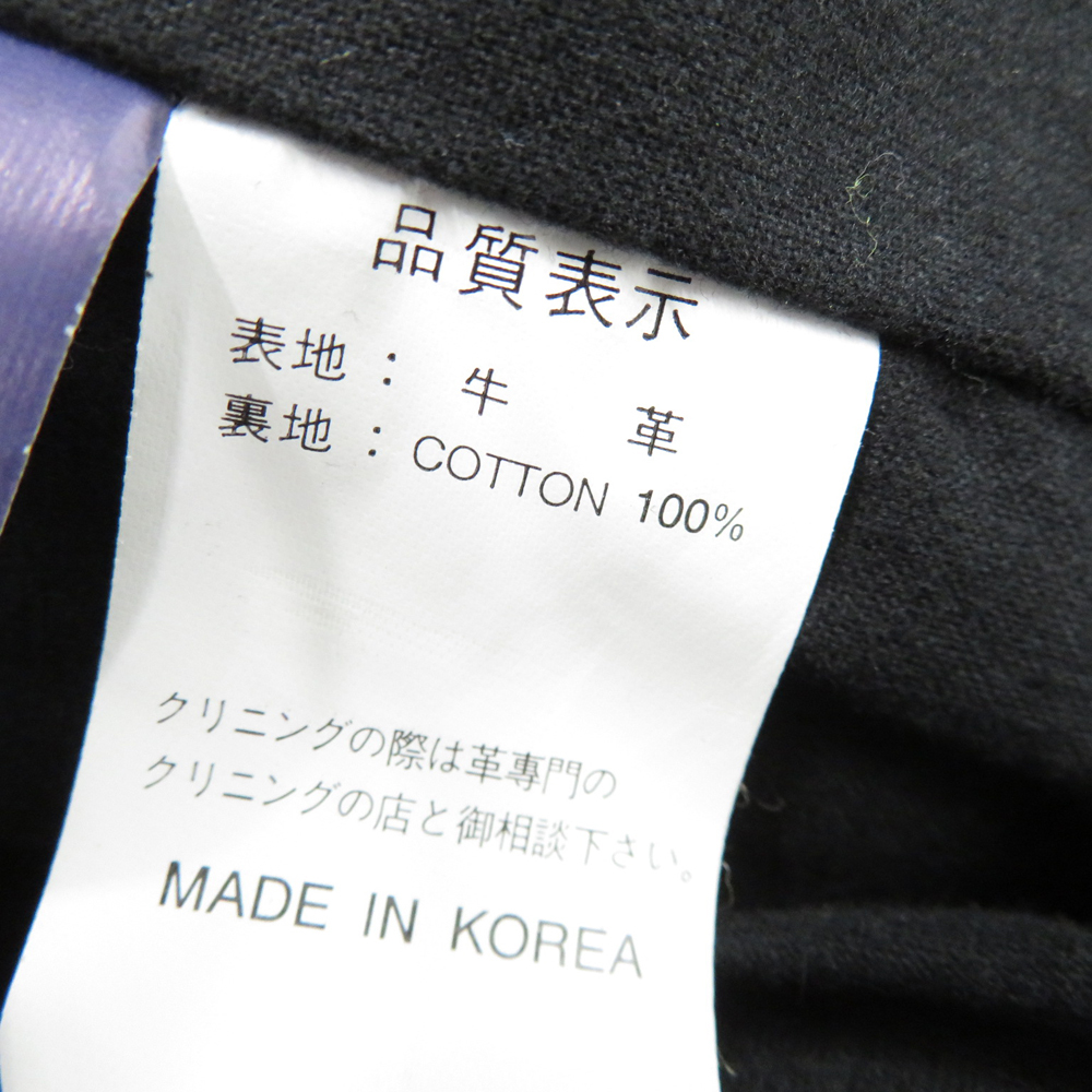 【1円】KADOYA カドヤ レザージャケット ブラック系 L [240001981583]_画像7