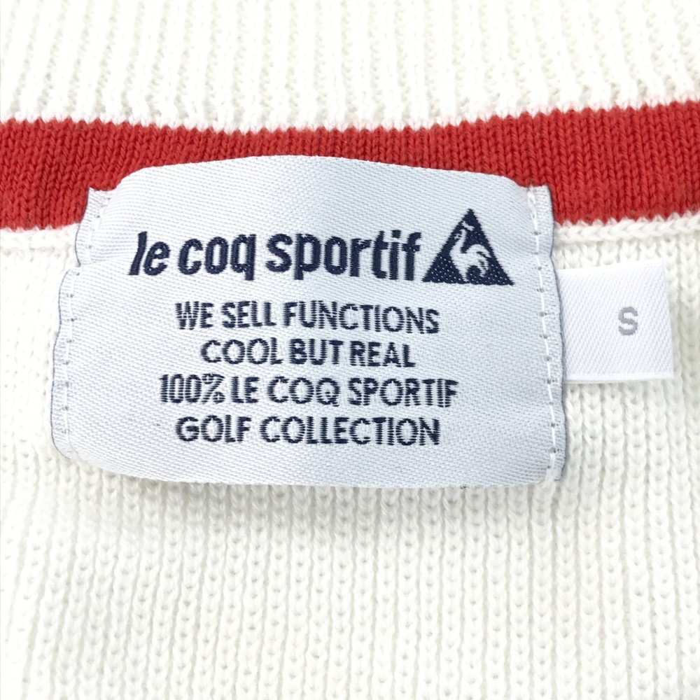 【1円】LE COQ GOLF ルコックゴルフ Vネックニットベスト S [240001975647]_画像5