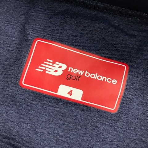 NEW BALANCE GOLF ニューバランスゴルフ 2022年モデル ハイネック半袖Tシャツ ブルー系 4 [240101047960] ゴルフウェア メンズ_画像5