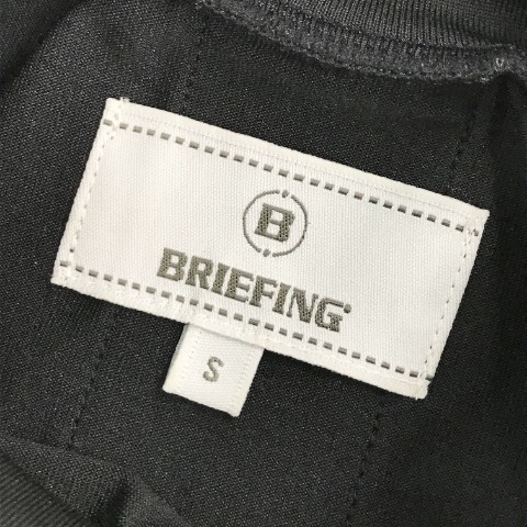 BRIEFING GOLF ブリーフィング 2023年モデル ハイネック 半袖Tシャツ ブラック系 S [240101047983] ゴルフウェア レディース_画像4