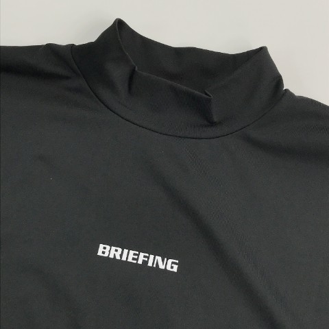 BRIEFING GOLF ブリーフィング 2023年モデル ハイネック 半袖Tシャツ ブラック系 S [240101047983] ゴルフウェア レディース_画像3