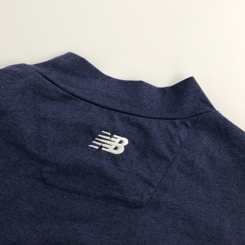 NEW BALANCE GOLF ニューバランスゴルフ 2022年モデル ハイネック半袖Tシャツ ブルー系 4 [240101047960] ゴルフウェア メンズ_画像4