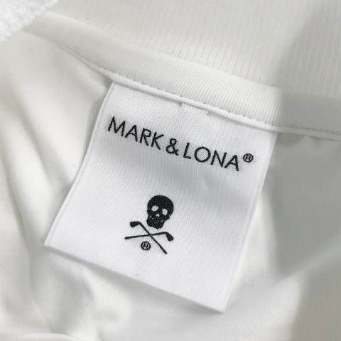MARK&LONA マークアンドロナ 2023年モデル 半袖Tシャツ プリント ホワイト系 46 [240101052739] ゴルフウェア メンズ_画像5