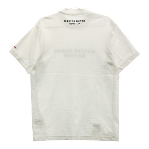 MASTER BUNNY EDITION マスターバニーエディション ロゴプリント ハイネック Tシャツ 2022年 ホワイト系 5 [240003000399] ゴルフウェア_画像2