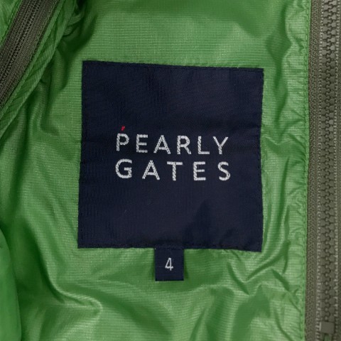 PEARLY GATES パーリーゲイツ ダウンジャケット 2WAY グリーン系 4 [240001906715] ゴルフウェア メンズ_画像5