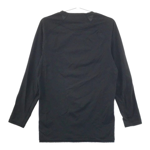 【1円】DESCENTE GOLF デサントゴルフ中田英寿 長袖インナーTシャツ ブラック系 L [240001837583]_画像2