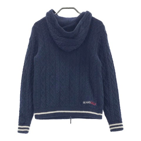 【1円】BEAMS GOLF ビームスゴルフ フルジップ 中綿ジャケット ネイビー系 M [240001865475]_画像2