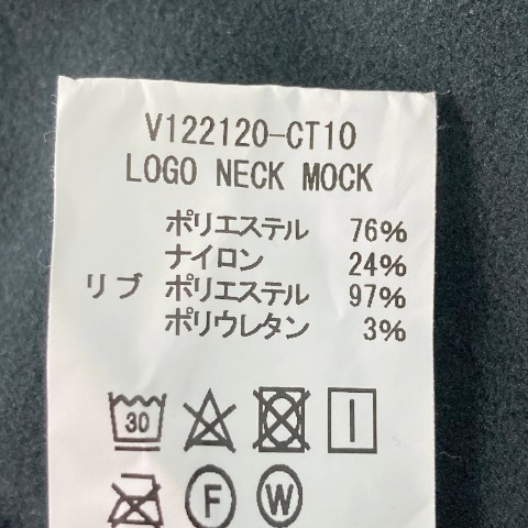 V12 ヴィトゥエルブ 2022年モデル ハイネック 長袖Tシャツ LOGO TOP ブラック系 XL [240101070517] ゴルフウェア メンズ_画像8