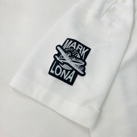 MARK&LONA マークアンドロナ 2023年モデル 半袖ポロシャツ ホワイト系 46 [240101068847] ゴルフウェア メンズ_画像4