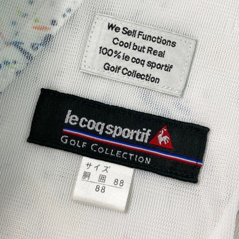 LE COQ GOLF ルコックゴルフ ハーフパンツ 総柄 ホワイト系 88 [240101061478] ゴルフウェア メンズ_画像5