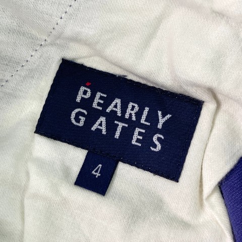 PEARLY GATES パーリーゲイツ ストレッチ ハーフパンツ パープル系 4 [240101068113] ゴルフウェア メンズ_画像5