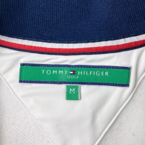 TOMMY HILFIGER GOLF トミー ヒルフィガーゴルフ ジップジャケット ホワイト系 M [240001877769] ゴルフウェア メンズ_画像5