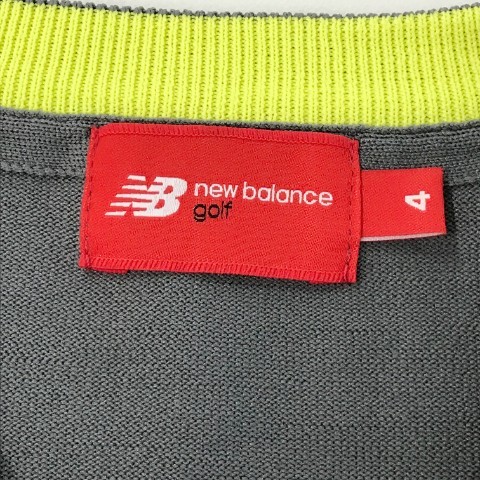 【1円】NEW BALANCE GOLF ニューバランスゴルフ 2022年 Vネック ニットベスト 4 [240101039476]_画像6