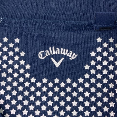 CALLAWAY キャロウェイ 2023年 半袖ハイネックインナーTシャツ ネイビー系 LL [240101063423] ゴルフウェア メンズ_画像4