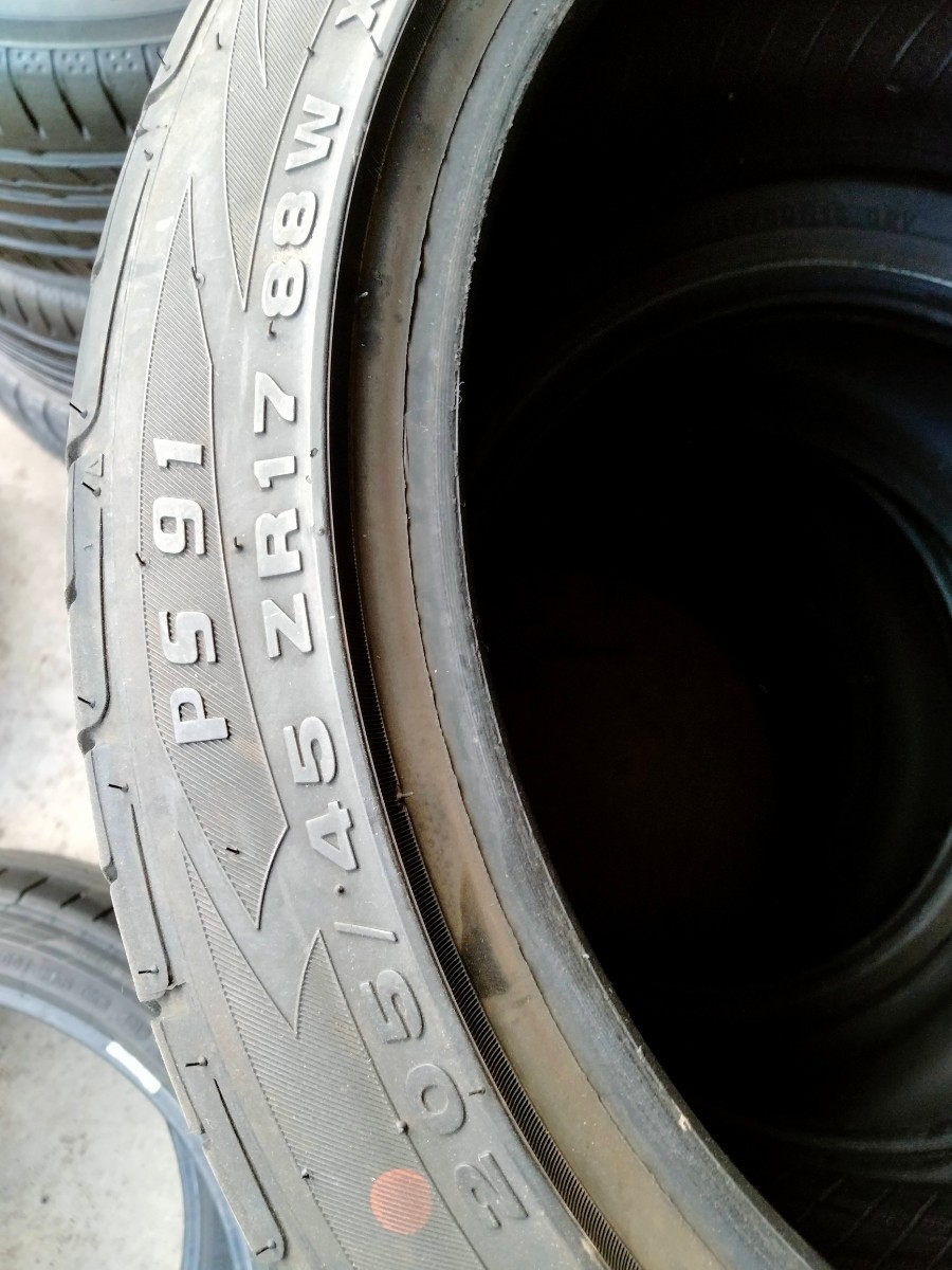 送料込み バリ溝 アジアンタイヤ ピンソ PS91 205/45R17 205/45-17 17インチ 2本セット ZC32S ZC33S CRZ NCEC スイフト ロードスター_画像6