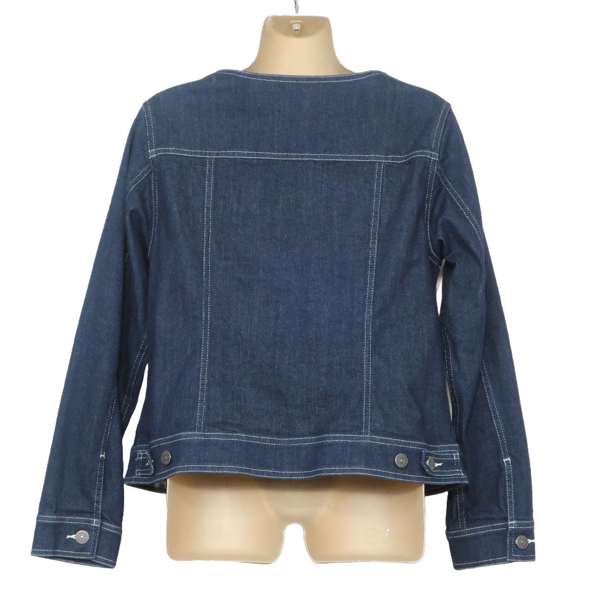 PINK HOUSE ( stock ) Melrose * Denim long sleeve jacket no color waist adjuster put on turning power eminent! large size L(4) navy blue series z4903