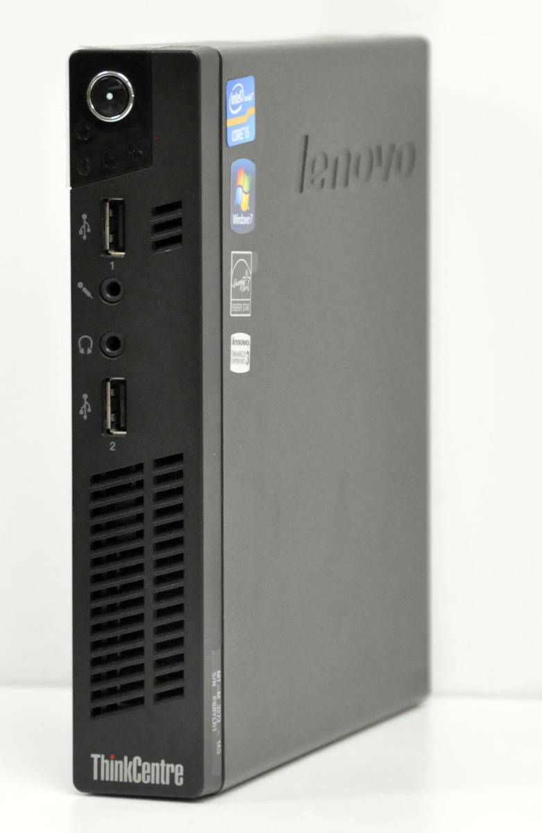 省スペース小型 ◆ LENOVO ThinkCentre M72e Tiny Celeron G470 2.0GHz / メモリ4GB / HDD 500GB / Win10Pro64_画像1