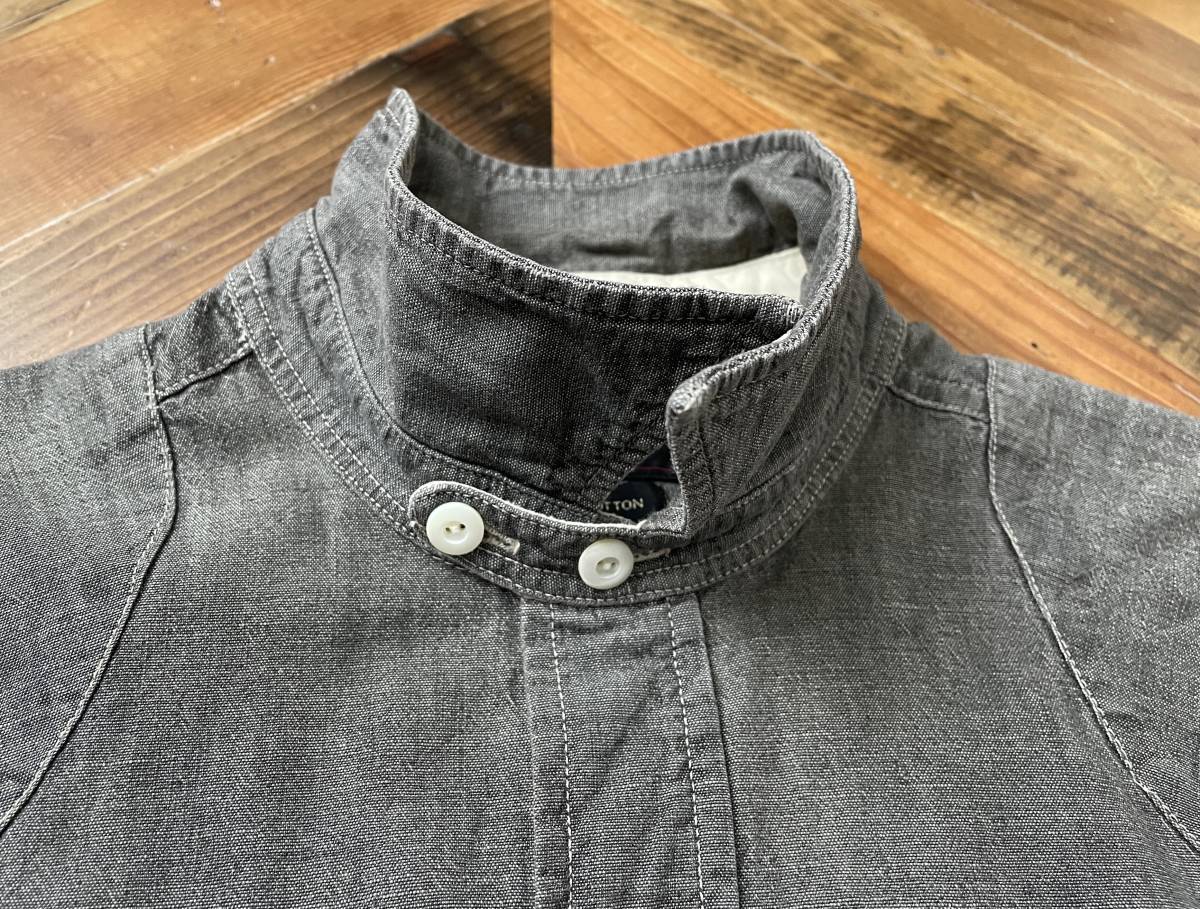 RRL BLACK CHAMBRAY SHIRTS / 黒シャンブレー ブラック S_画像4