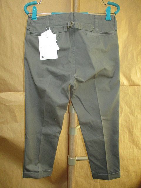 VISVIM 2020 20ss HIGH WATER CHINO チノ　パンツ　1　グレー　未使用_画像2