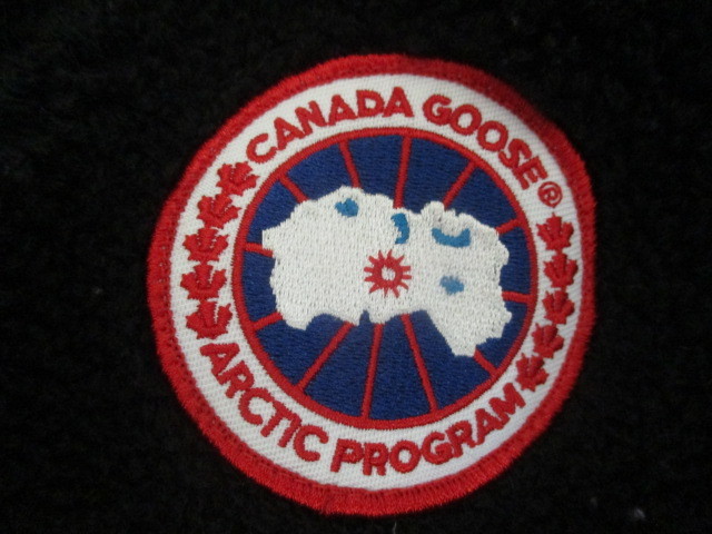 カナダグース　CANADA GOOSE　AINSWORTH HOODY 袖　ロゴ　ワッペン　フード　フリース　ジャケット　パーカー　L 黒　国内正規品_画像3