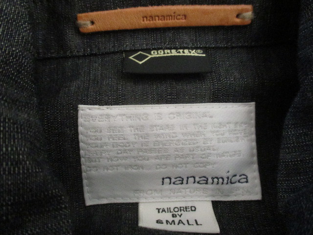 ナナミカ nanamica  GORE-TEX (R)  ゴアテックス Chesterfield Coat デニム チェスター コート Sの画像4