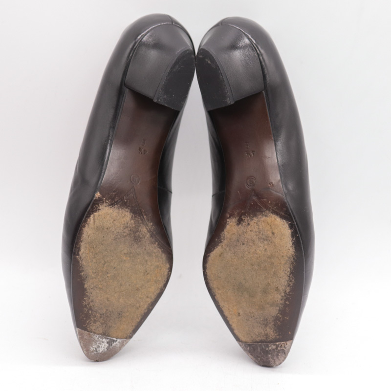  Bally туфли-лодочки кожа B Logo бренд обувь обувь чёрный женский 4 1/2 E размер черный BALLY