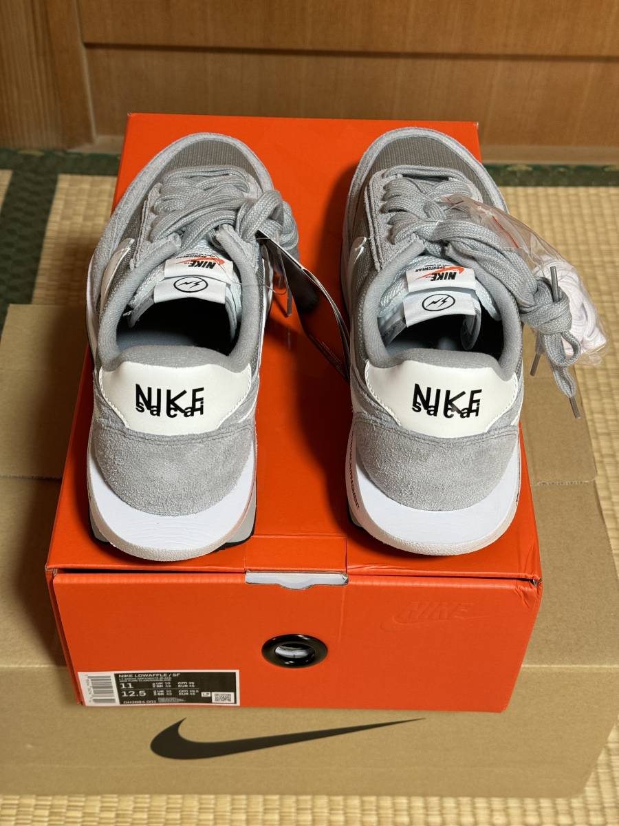 Fragment sacai Nike LD Waffle Light Smoke Grey 29cm US11 snkrs 当選100% 本物 国内正規品 フラグメント ナイキ サカイ_画像3