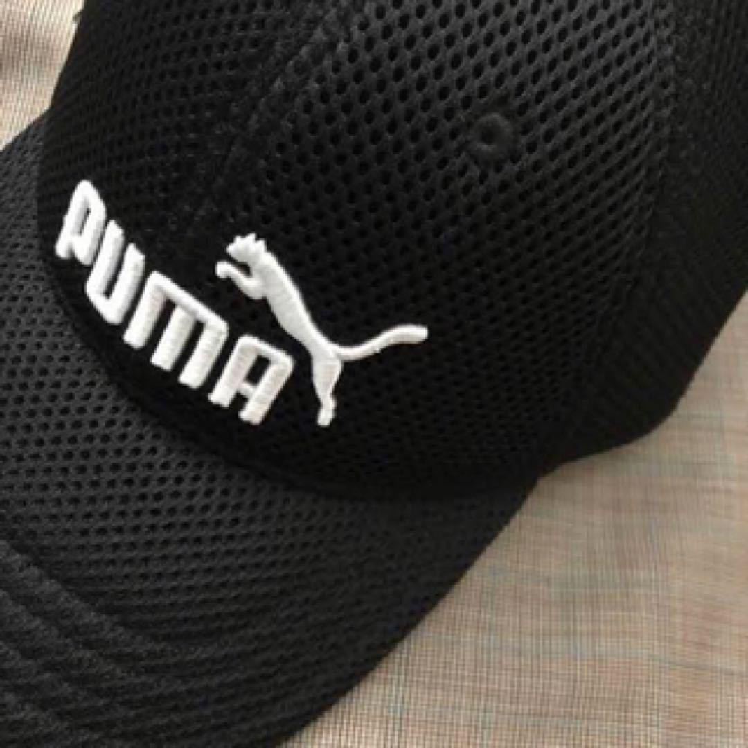 PUMA プーマ キッズ トレーニング メッシュ キャップ JR ジュニア 帽子 ブラック_画像2